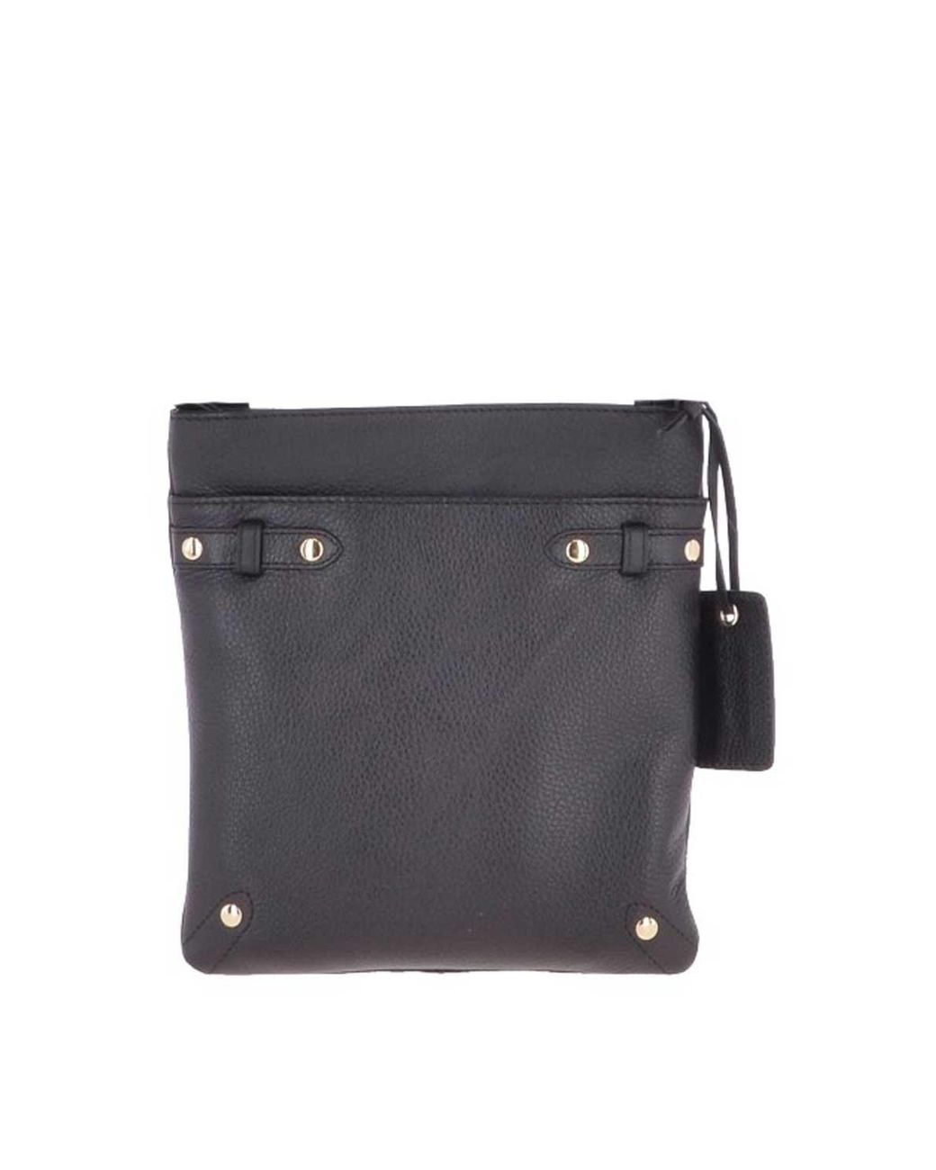 Ashwood Leather Black 'Dolly' Zip Top Cross Body Bag