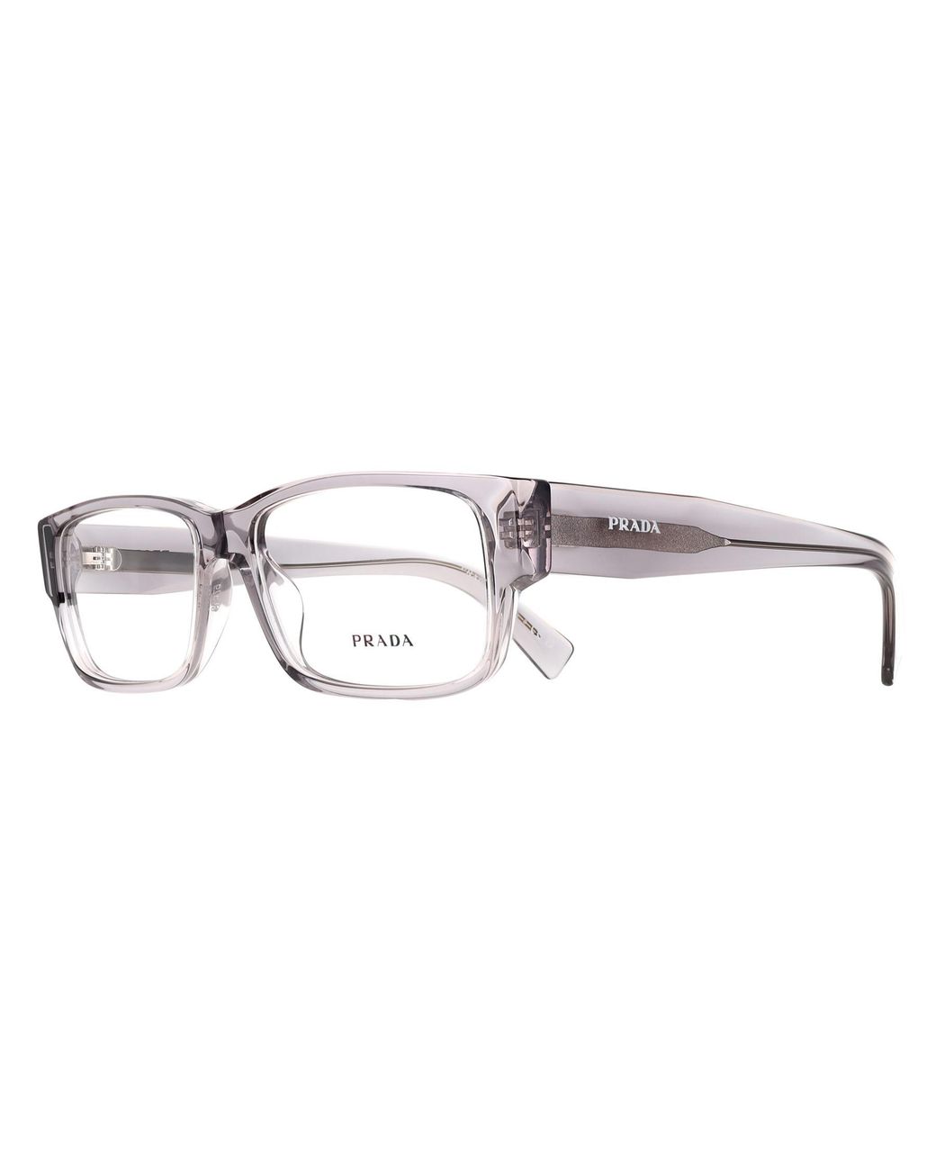 Prada Metallic Rectangular Transparent Prb09V for men