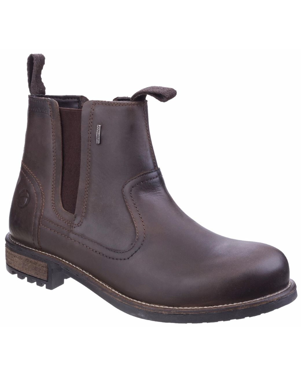 Cotswold Purple Worcester Moisture Wicking Pull On Boots Leather for men