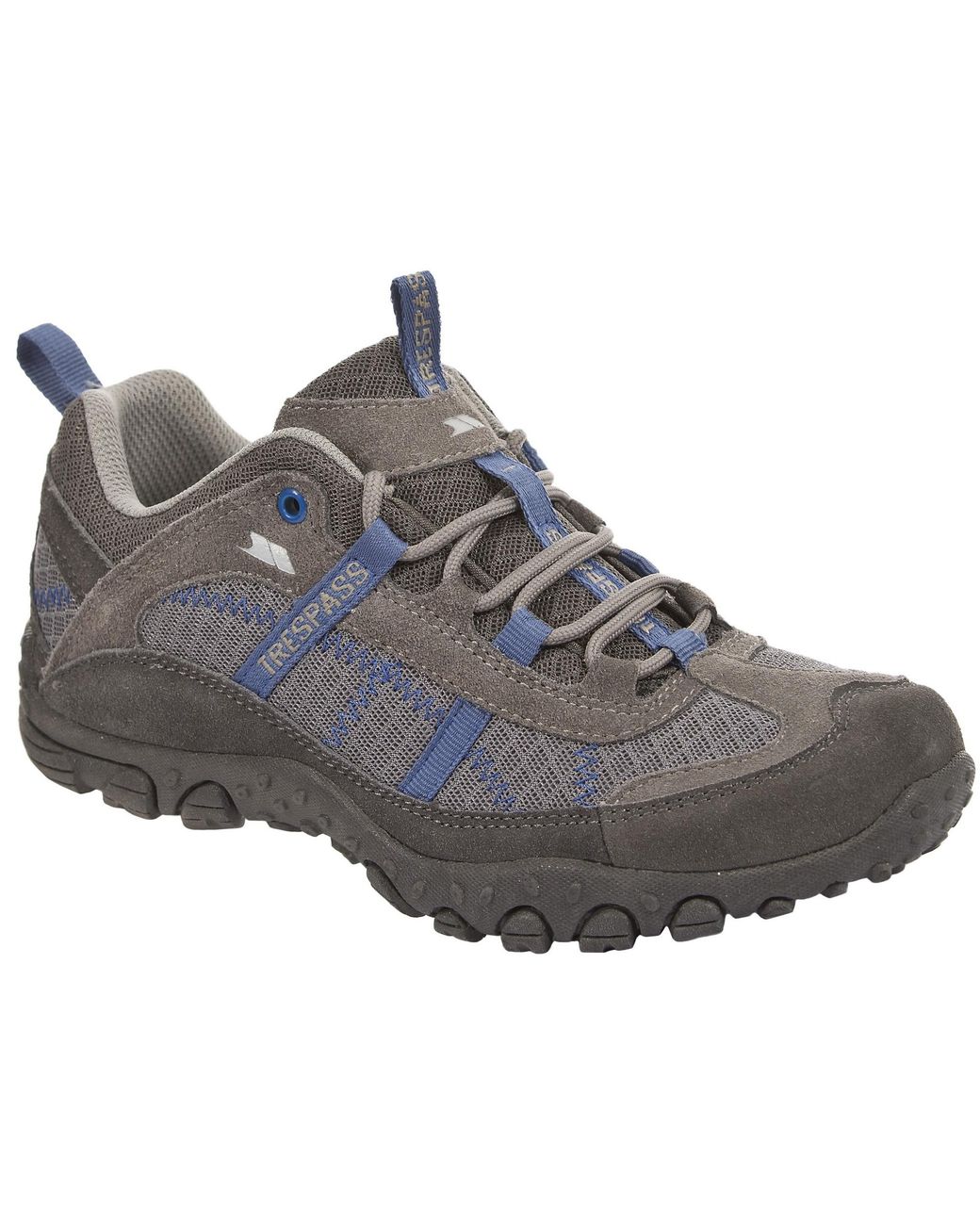 Trespass Gray Ladies Fell Lightweight Walking Shoes (Steel)