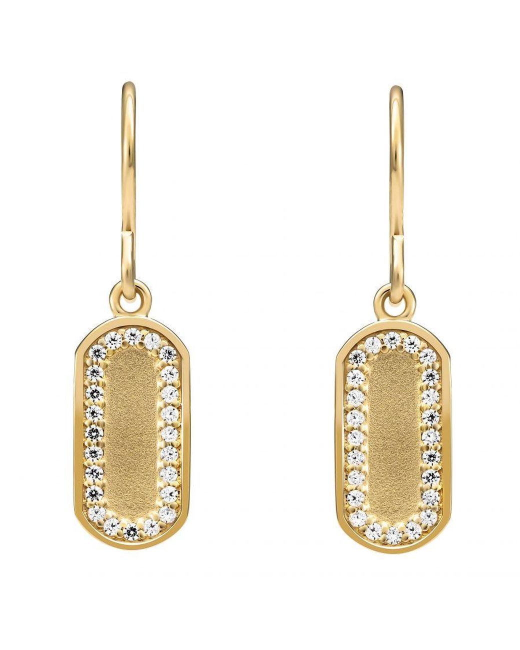 Orphelia Metallic 'Malaga' 925 Sterling Drop Earrings