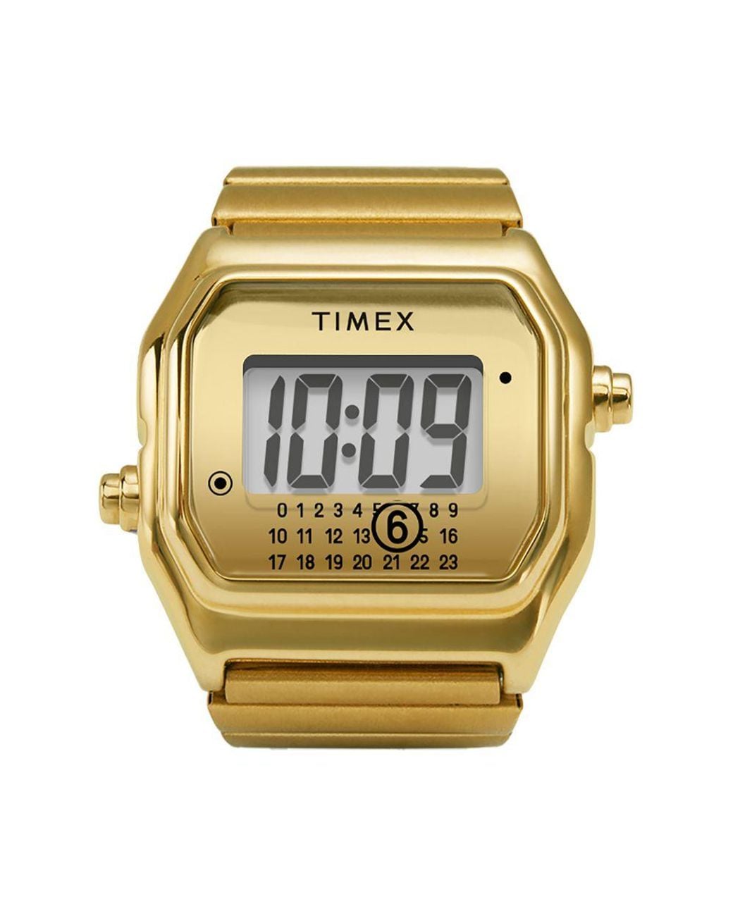 Timex Metallic Lab Ring Mm6 Maison Margiela Watch Tw2Y50100 Stainless Steel