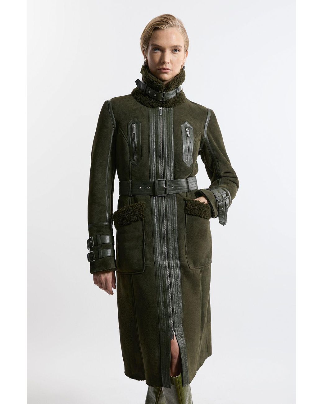 Karen Millen Ruffle Leather Jacket Buy Karen Millen Leather Tassel