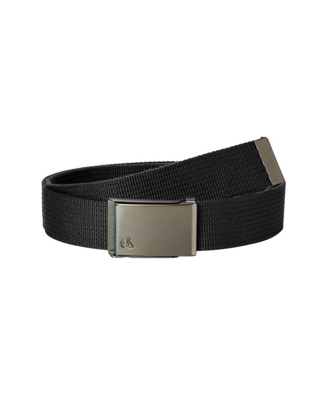 Craghoppers Black Explorer Logo Belt for men