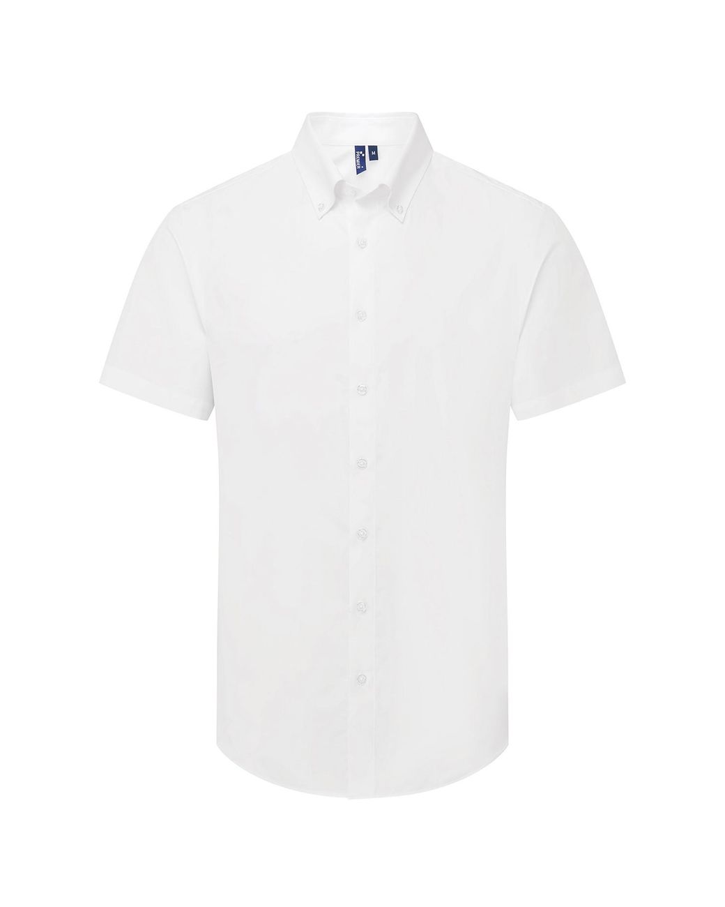 PREMIER White Supreme Oxford Short-Sleeved Formal Shirt for men