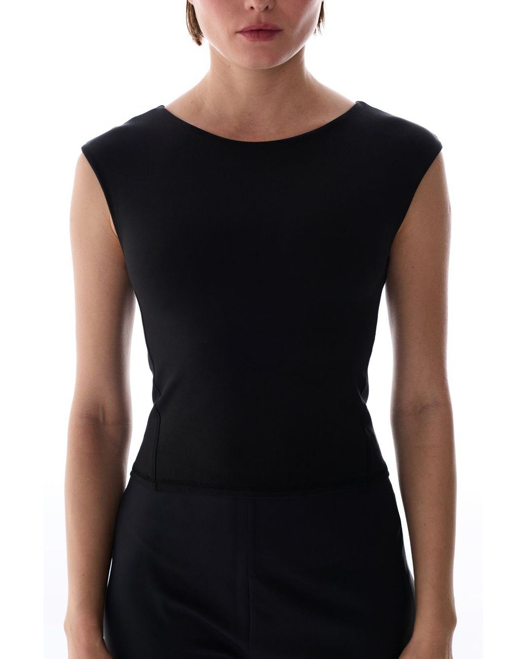 Penti Black Sleeveless Crew Neck Knit T-Shirt