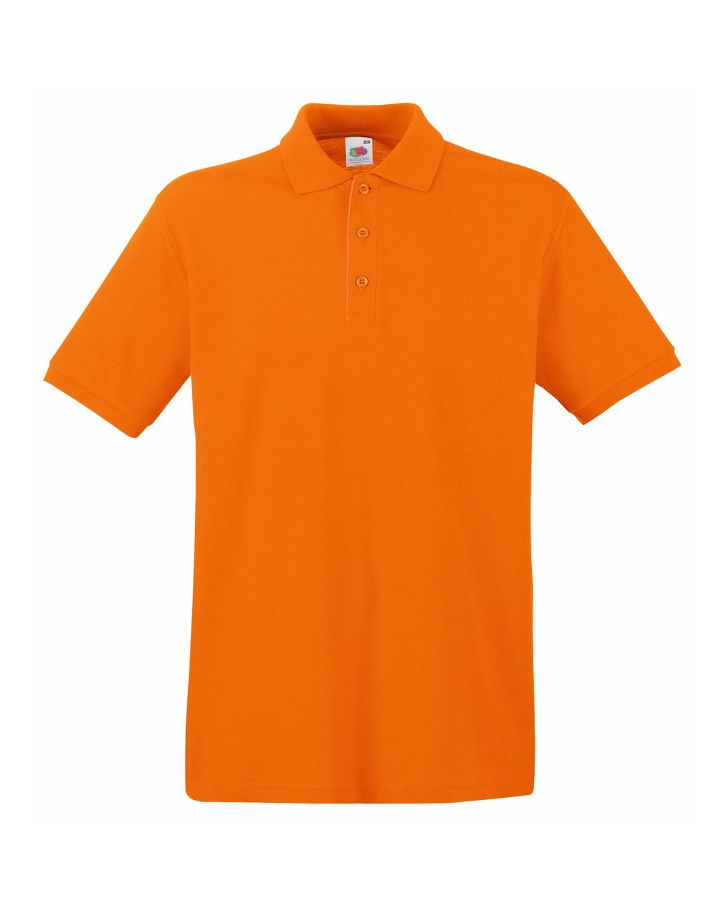 Fruit Of The Loom Orange Premium Short Sleeve Polo Shirt for men