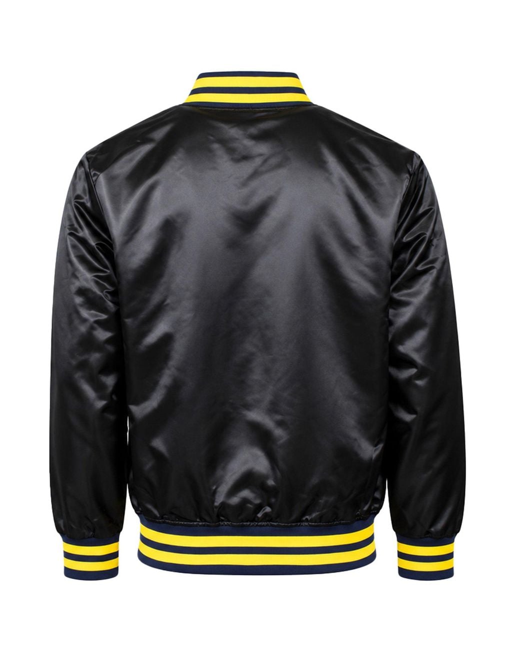 Mitchell & Ness Black Ncaa University Of Michigan Wolverines Jacket for men