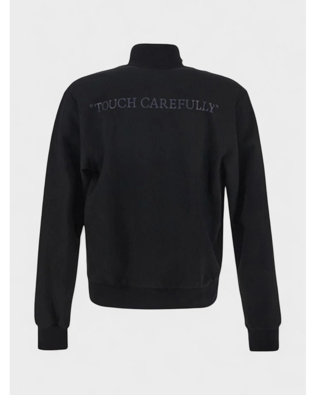 Off-White c/o Virgil Abloh Blue Quote Wool Slim Tracktop for men