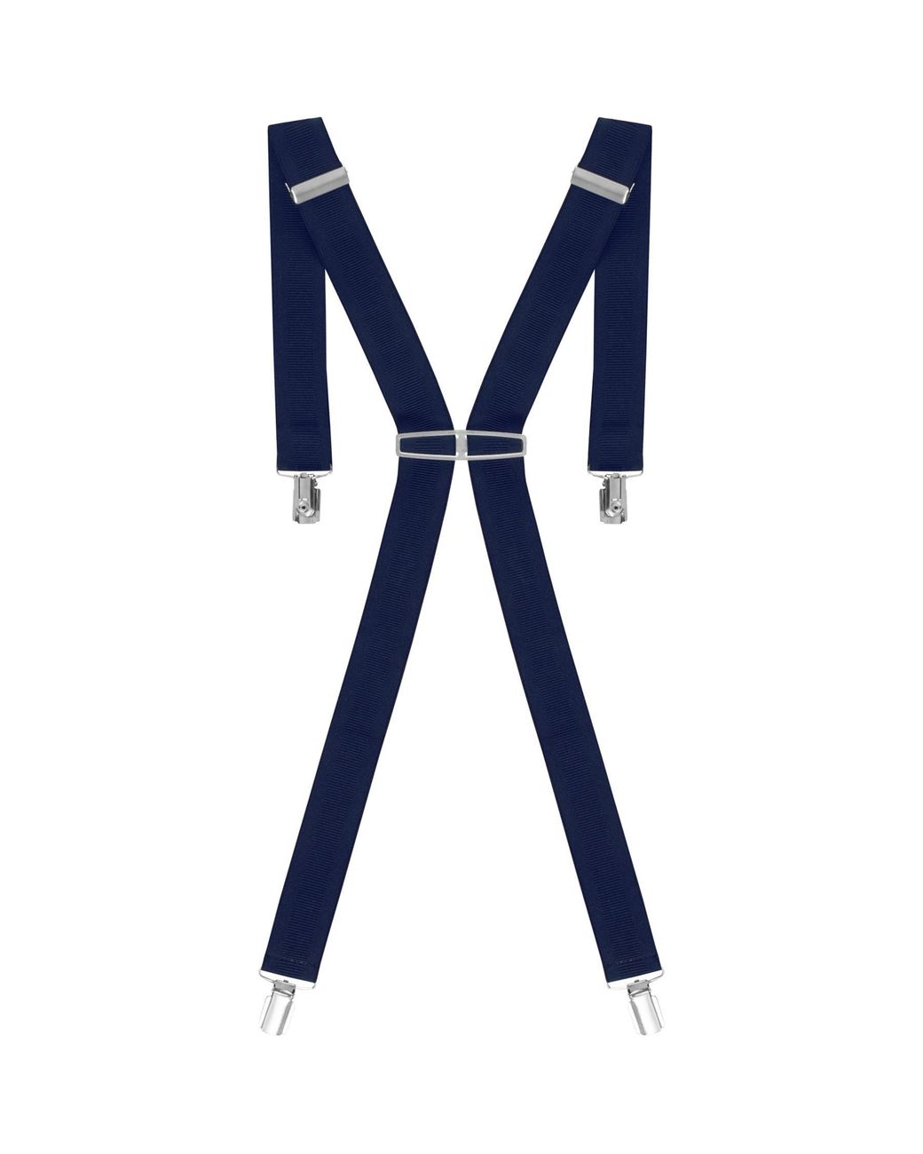 Enzo Blue Elasticated Braces for men