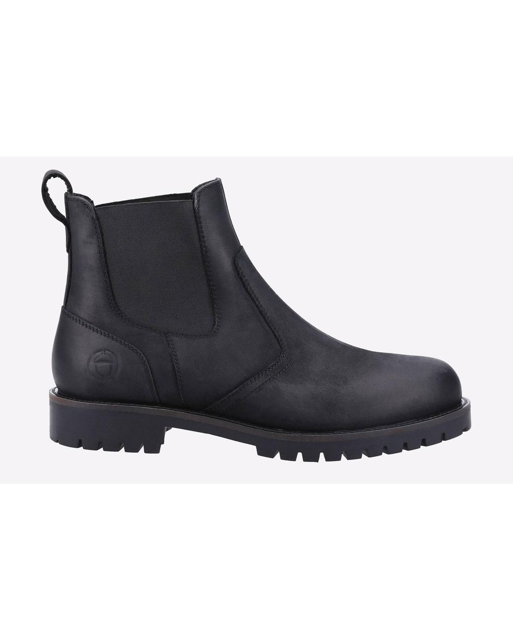 Cotswold Black Bodicote Leather Boots for men