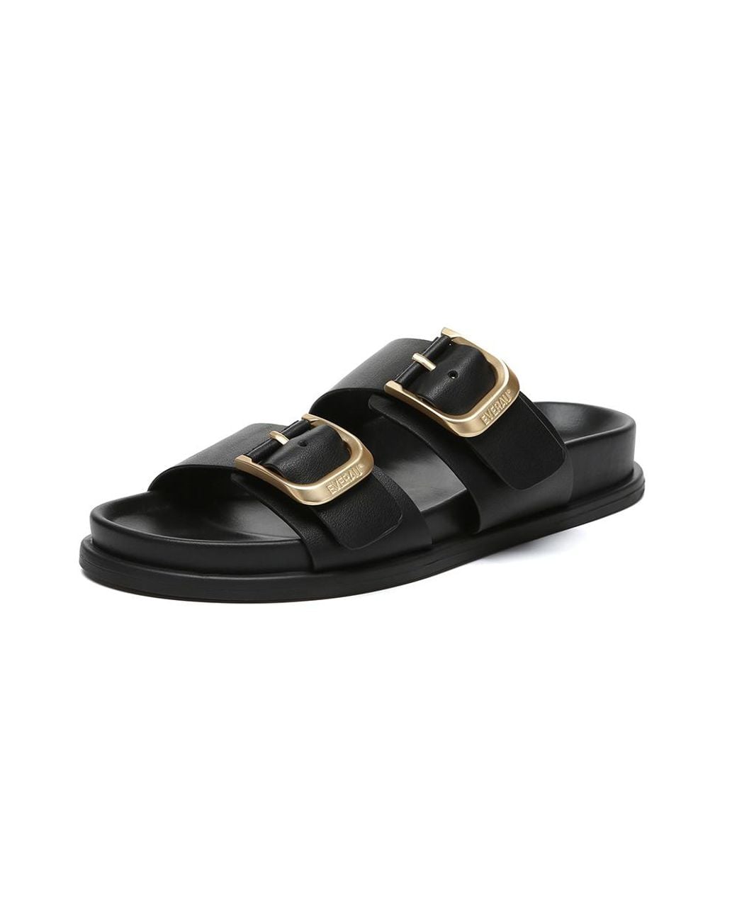 EverAu Australia Black Ever Au Mounish Slides With Sole