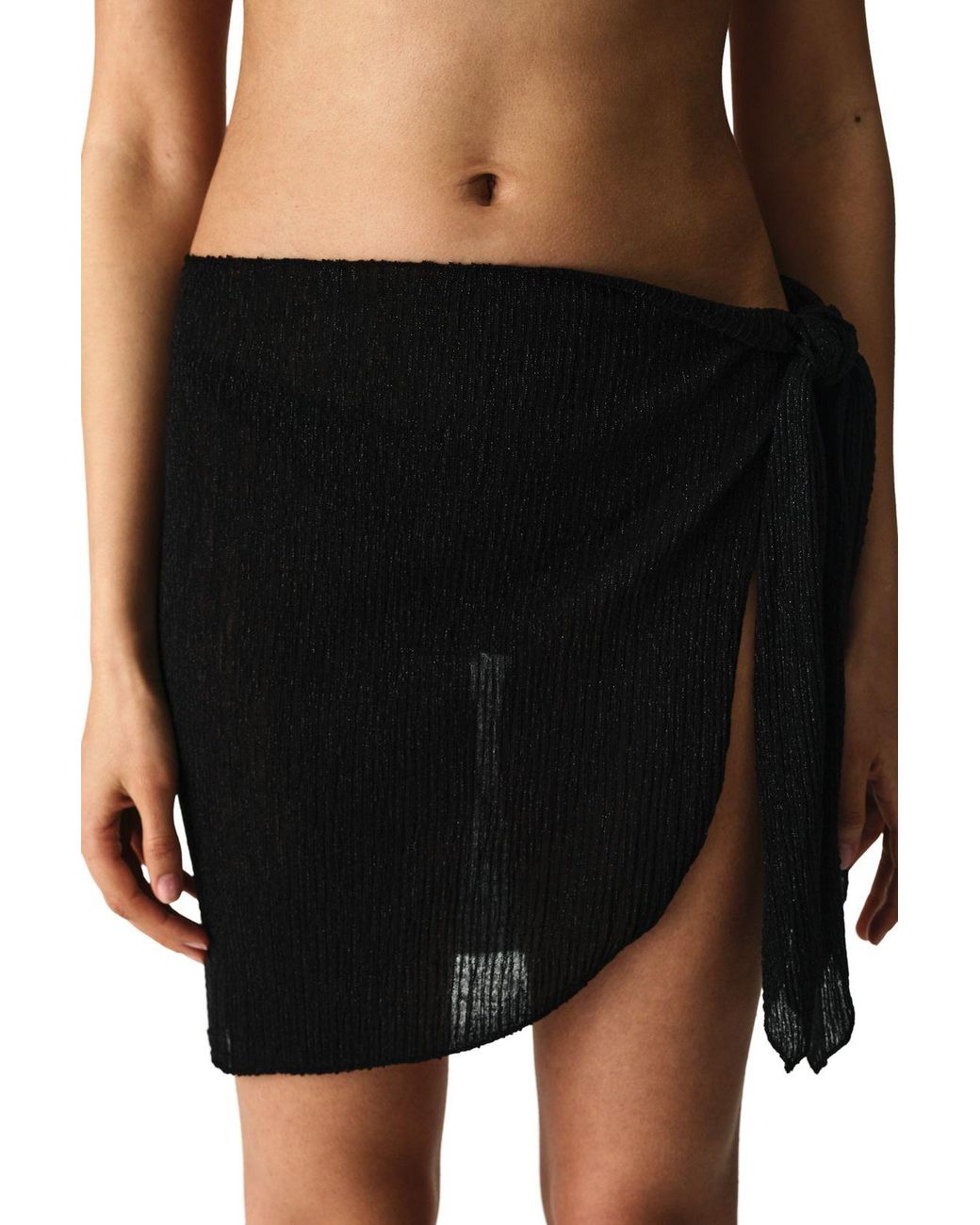 Penti Black Cesira Glittery Pareo