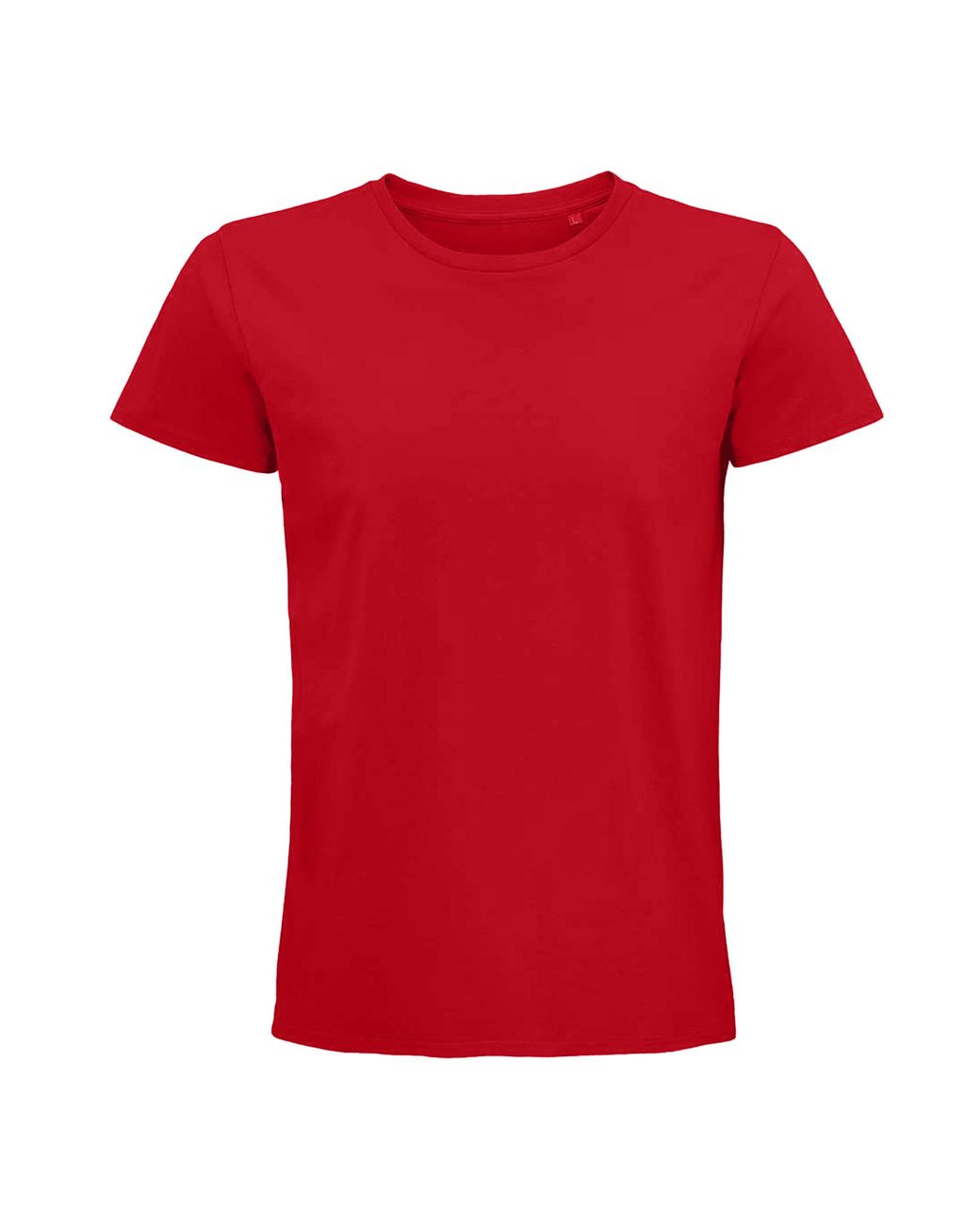 Sol's Red Adult Pioneer Organic T-Shirt (Bright)