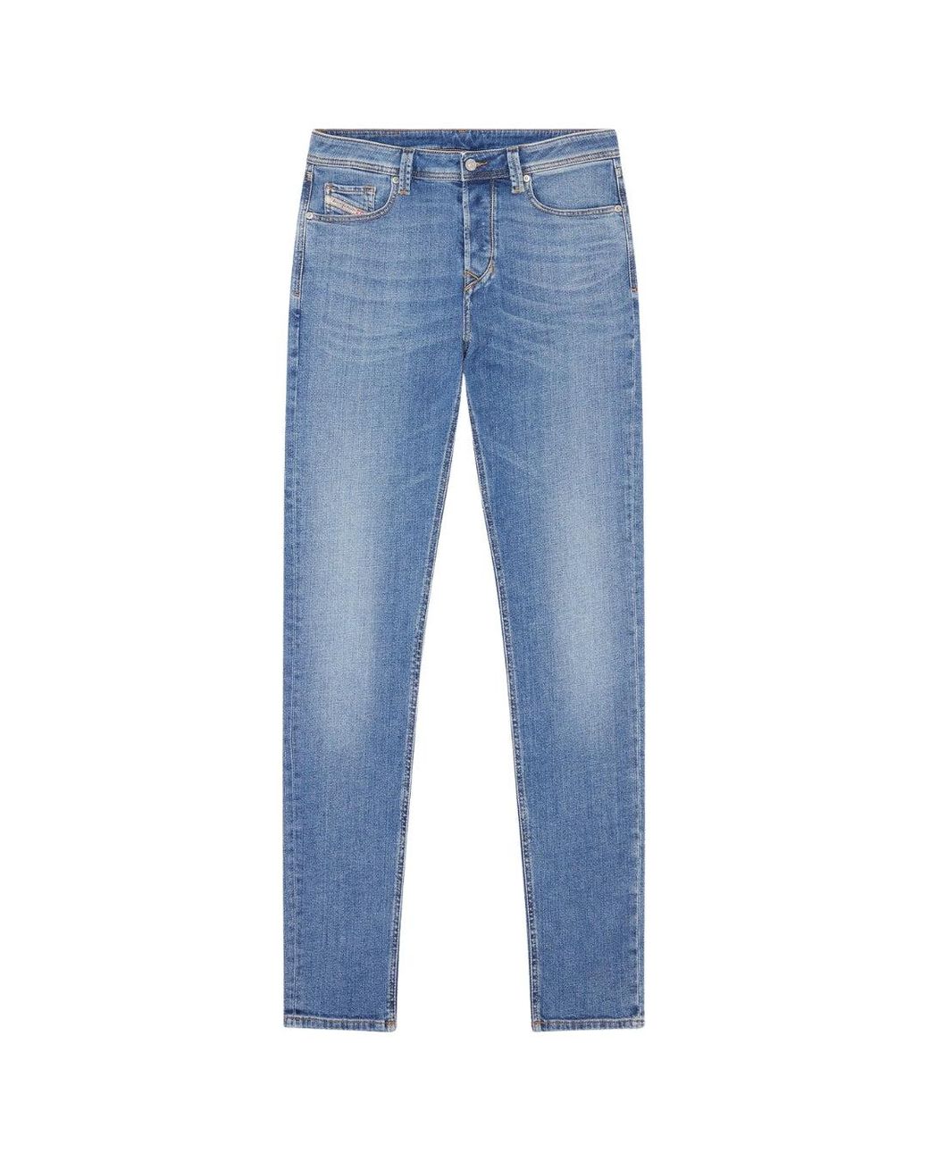 DIESEL Blue 1986 Larkee-Beex Denim Pants Cotton for men