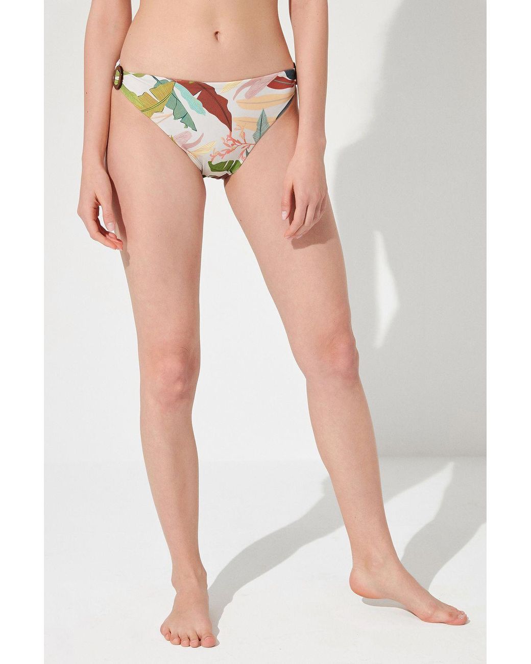 Penti Multicolor Low-Waist Tropical Hipster Bikini Bottoms
