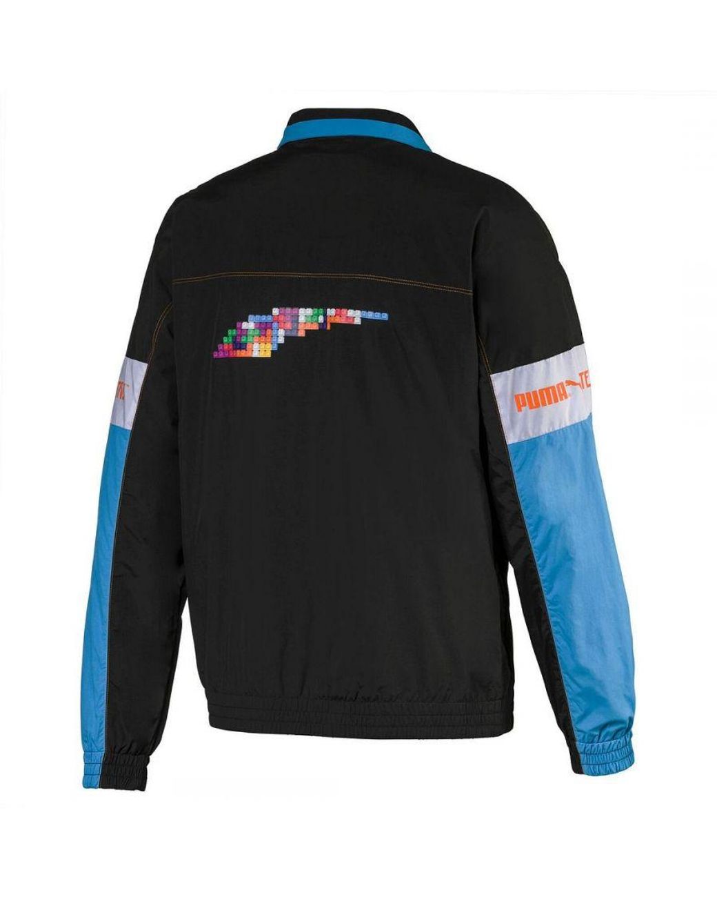 PUMA Black X Tetris Long Sleeve Zip Up Jacket 597136 01 for men