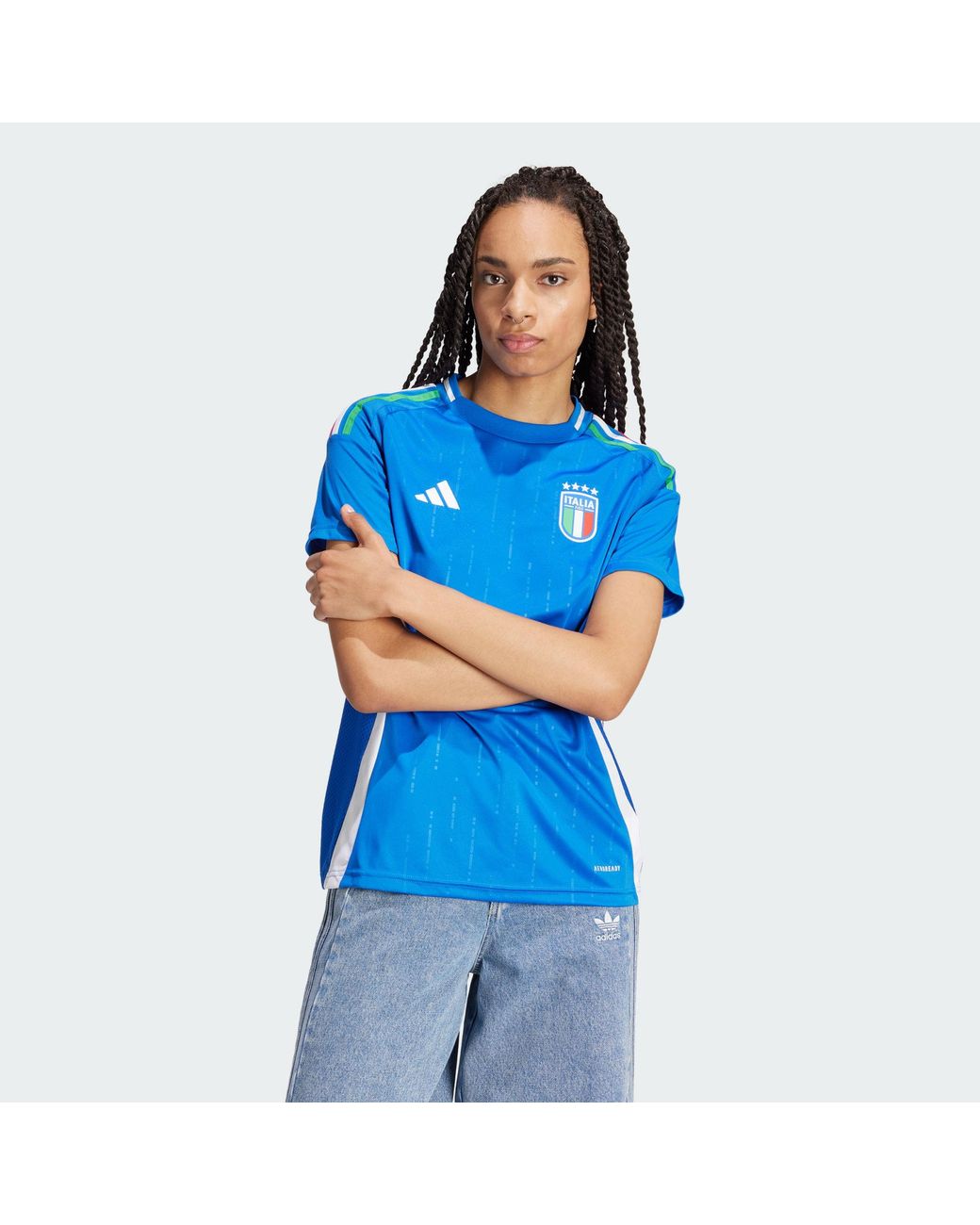 Adidas Originals Blue Italy 24 Home Jersey