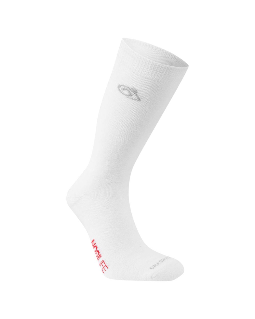 Craghoppers White Adult Wool Blend Insect Repellent Boot Socks