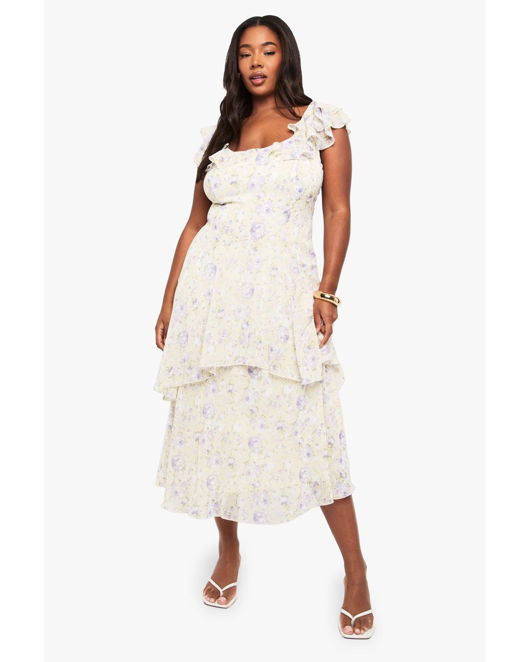 Ruffle Maxi Plus Size Maxi Dresses Boohoo Wrap Dress Next Boohoo