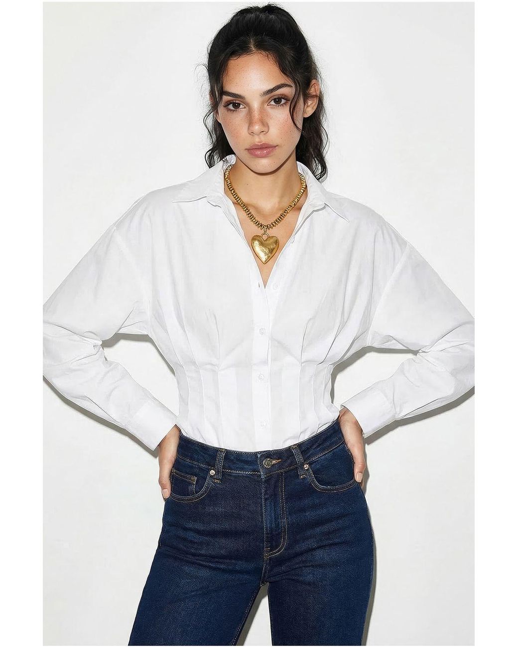 Bianco Lucci White Shirt