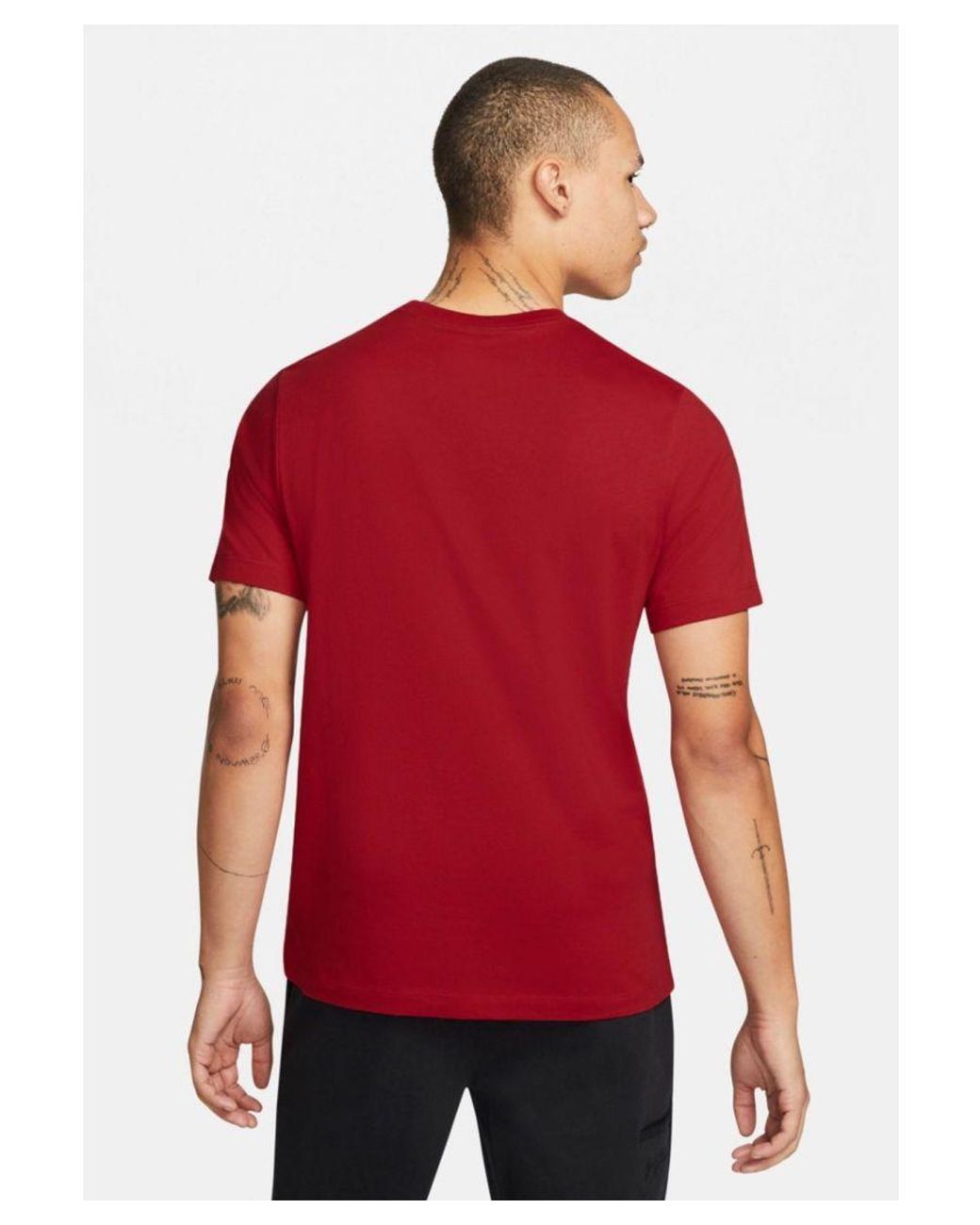 Nike Red M J Jumpman Ss Crew T Shirt for men