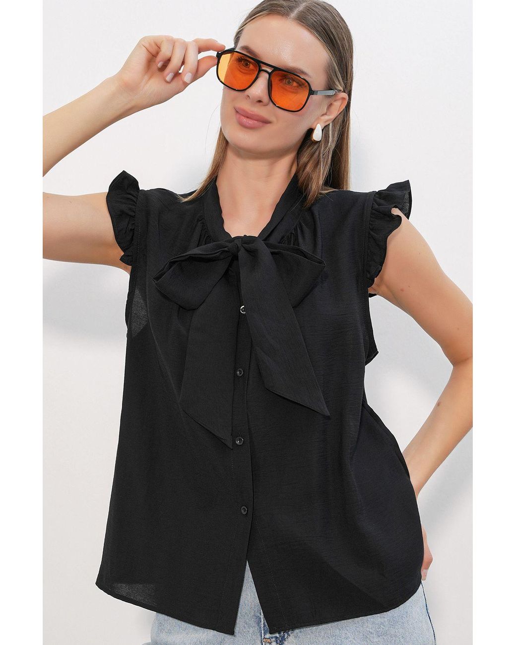 Bigdart Black Viscose Nylon Shirt