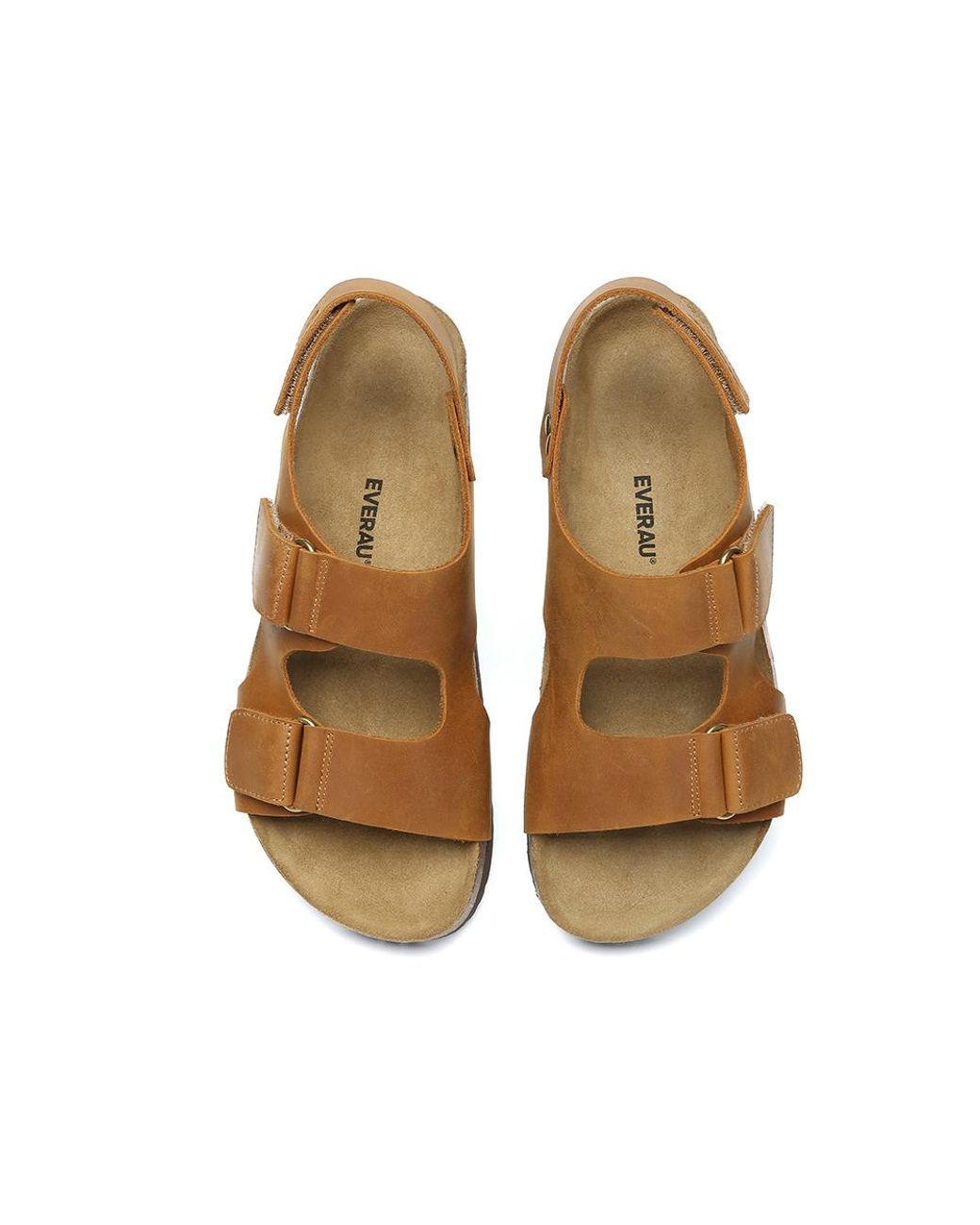 EverAu Australia Brown Ever Au Yelena Sandals With Sole