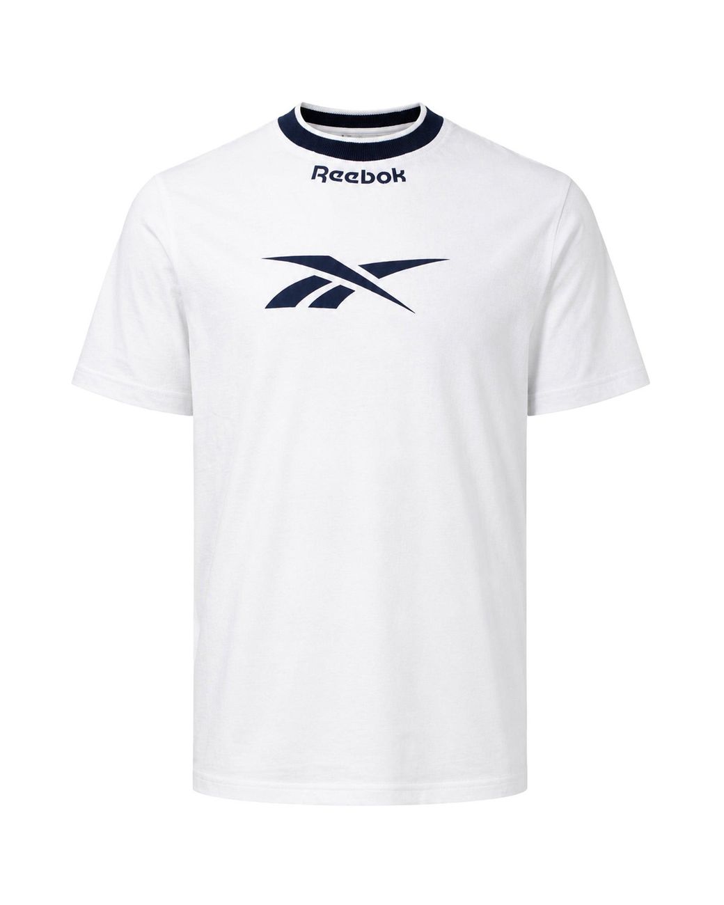 Reebok White Ri Arch Logo Vector T-Shirt Cotton for men