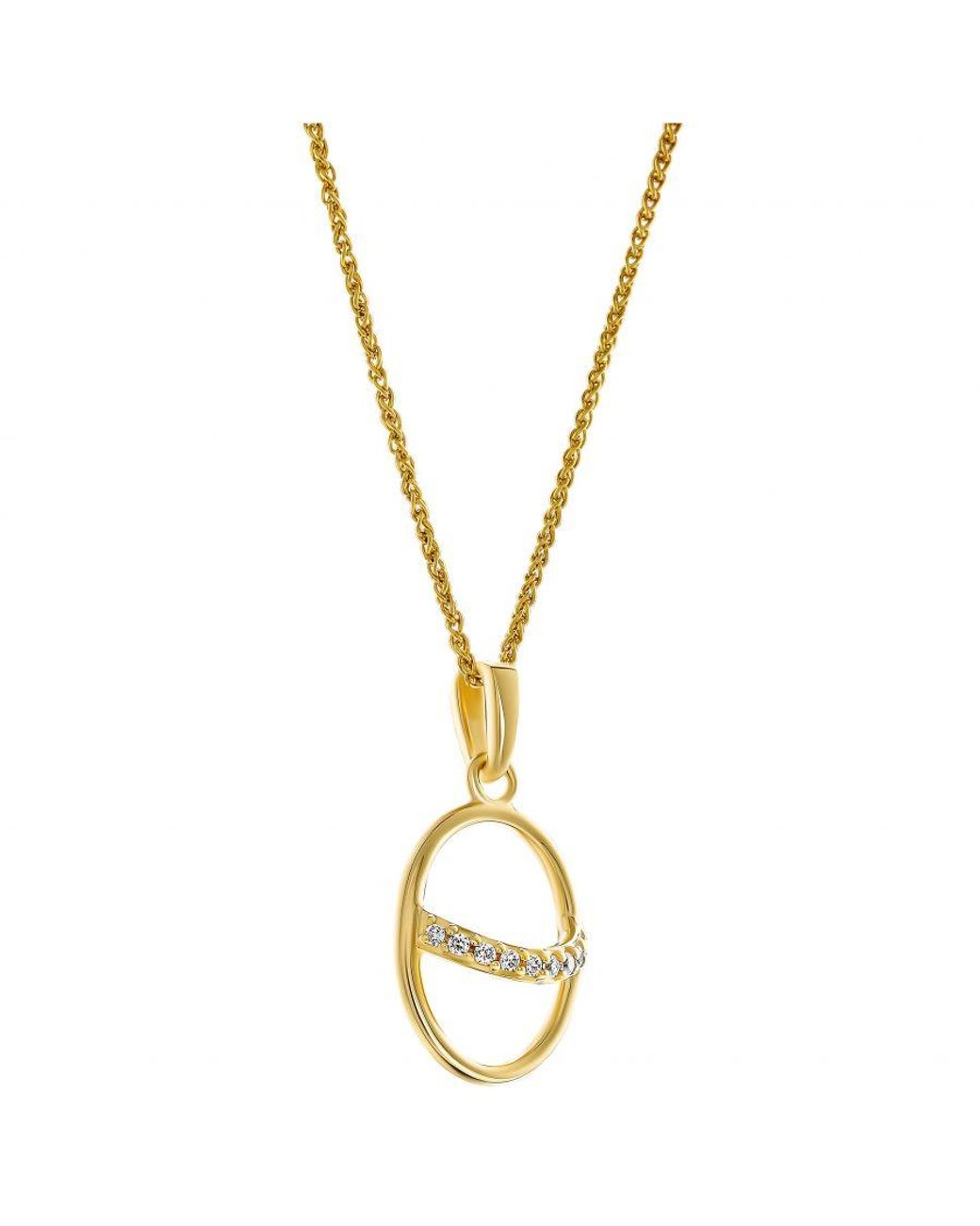 Orphelia Metallic 'Amaliada' 925 Sterling Set: Necklace + Earrings + Ring