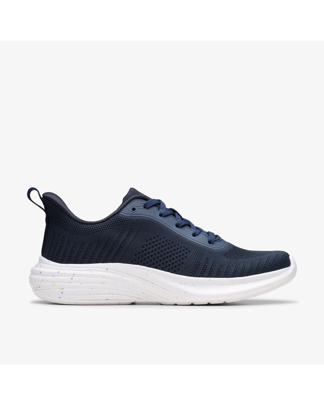 Clarks Blue Izza Knit Trainers