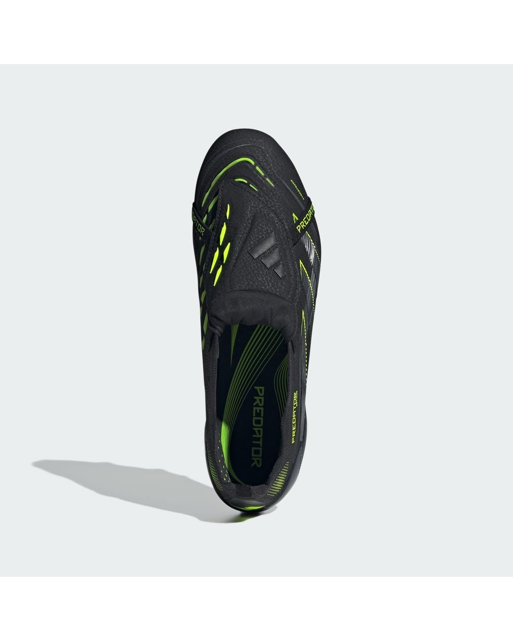 Adidas Originals Black Predator Elite Fold-Over Tongue Firm Ground Boots