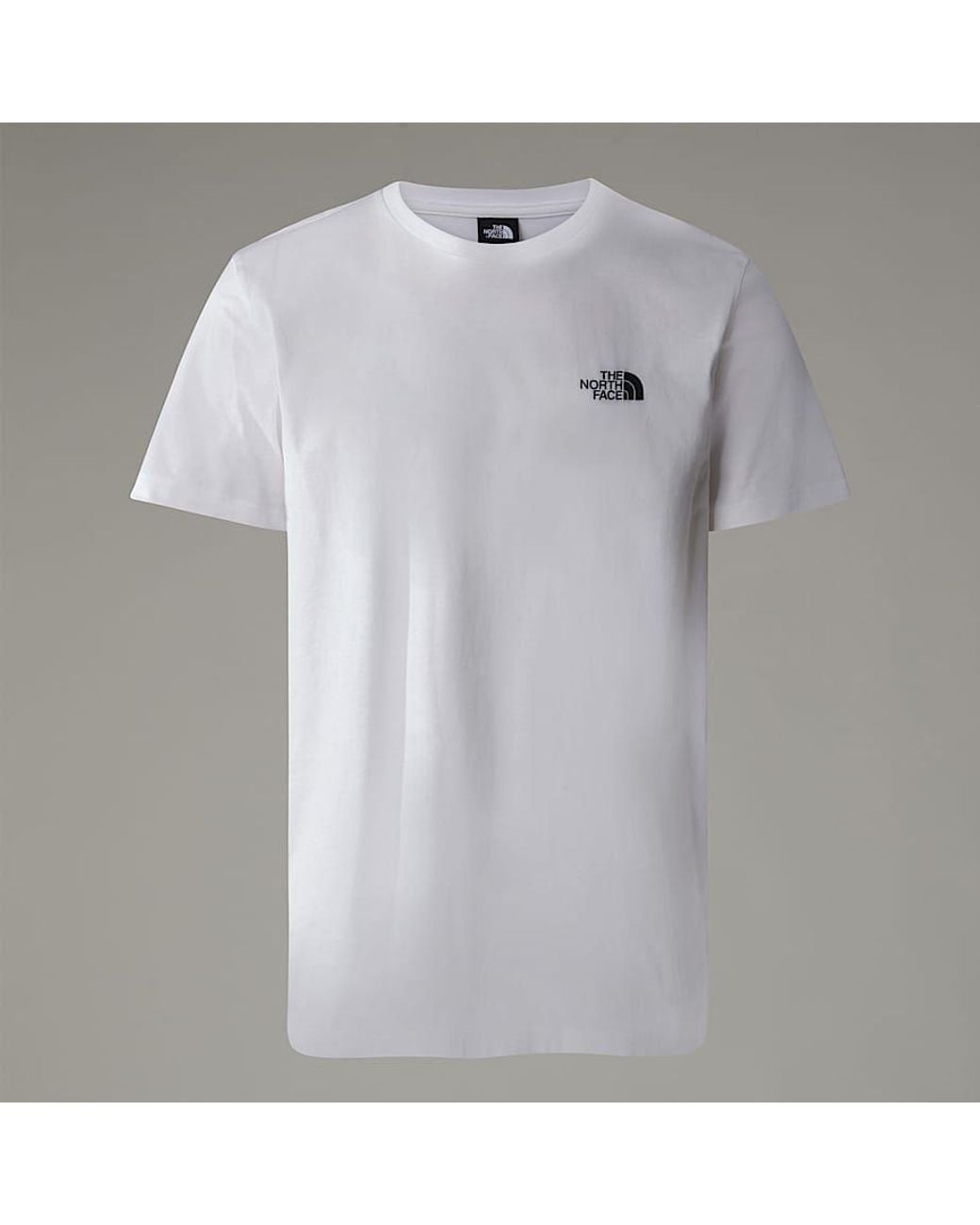 The North Face White Simple Dome T Shirt & Standard Light Shorts Set for men
