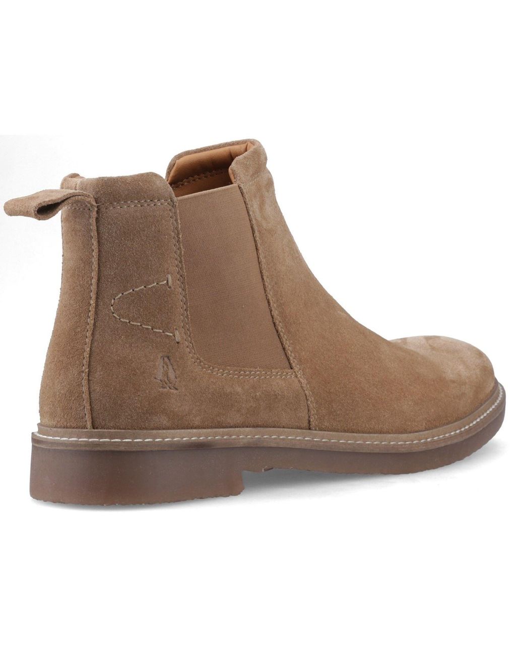 Hush Puppies Brown Gareth Chelsea Leather Boots for men