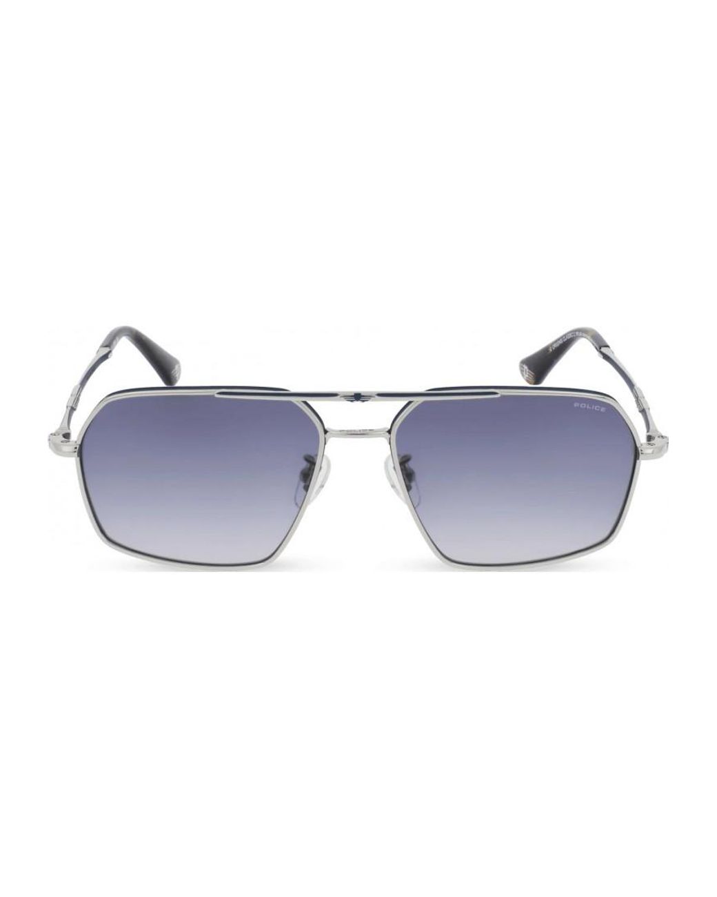 Police Blue Spll86M 58 580F94 Sunglasses for men