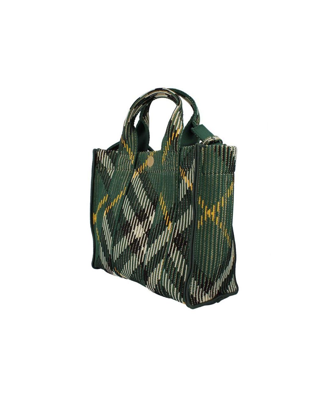 Burberry Green Mini Knitted Tote