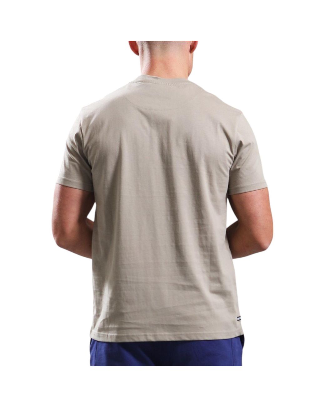 Weekend Offender Gray T Shirts Cefalu Crew Neck Summer Pullover Cotton Top for men
