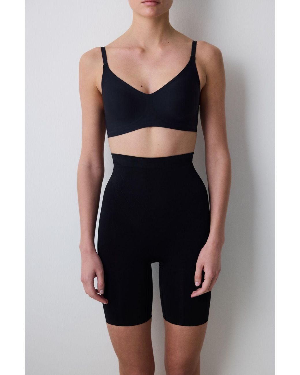 Penti Black High-Waist Knitted Shapewear Corset
