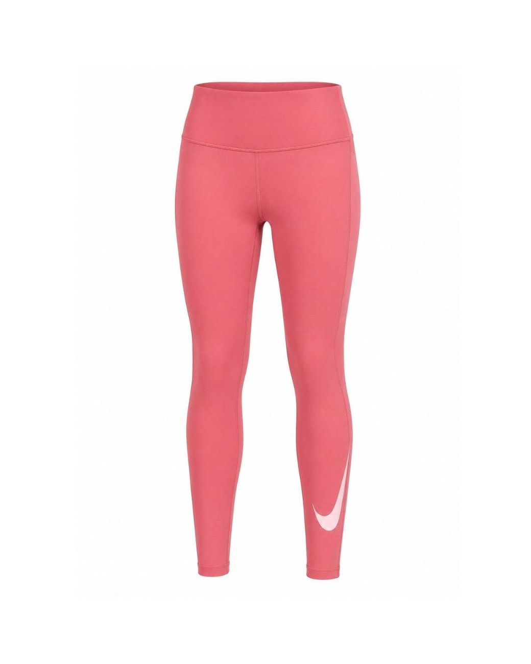 Nike Red Dri-Fit 7/8 Mid Rise Running Leggings
