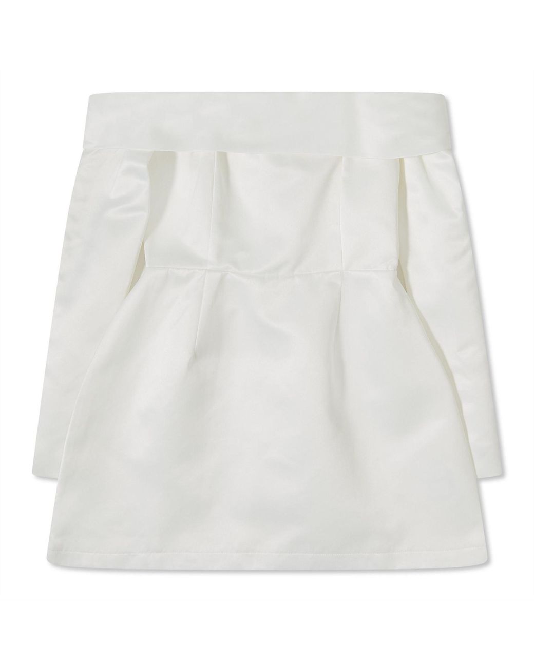 Odd Muse White Mus Satin Bardot Ld99