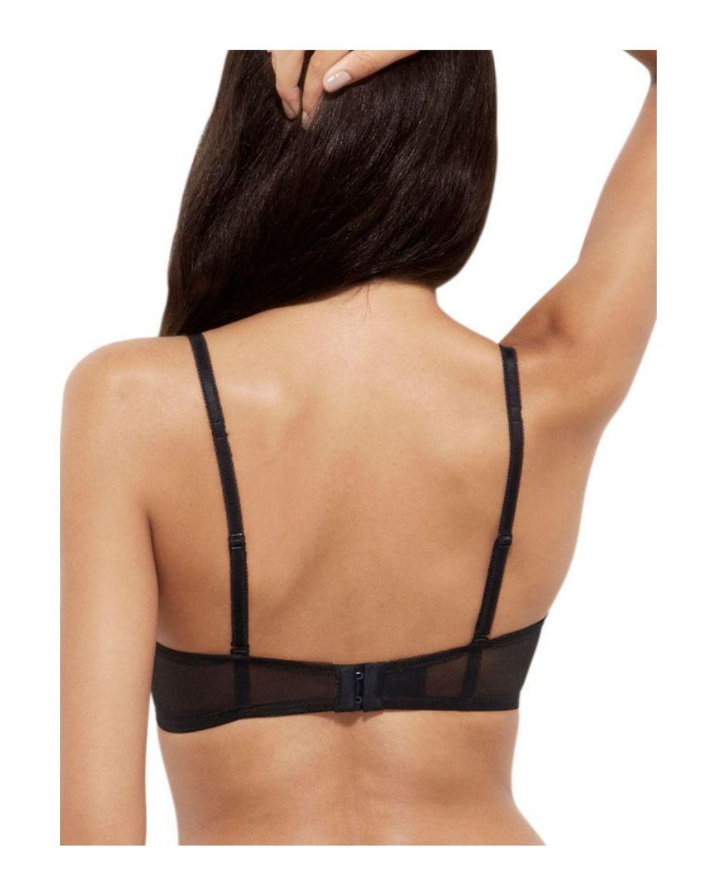 Gossard Black Glossies Lace Sheer Bra