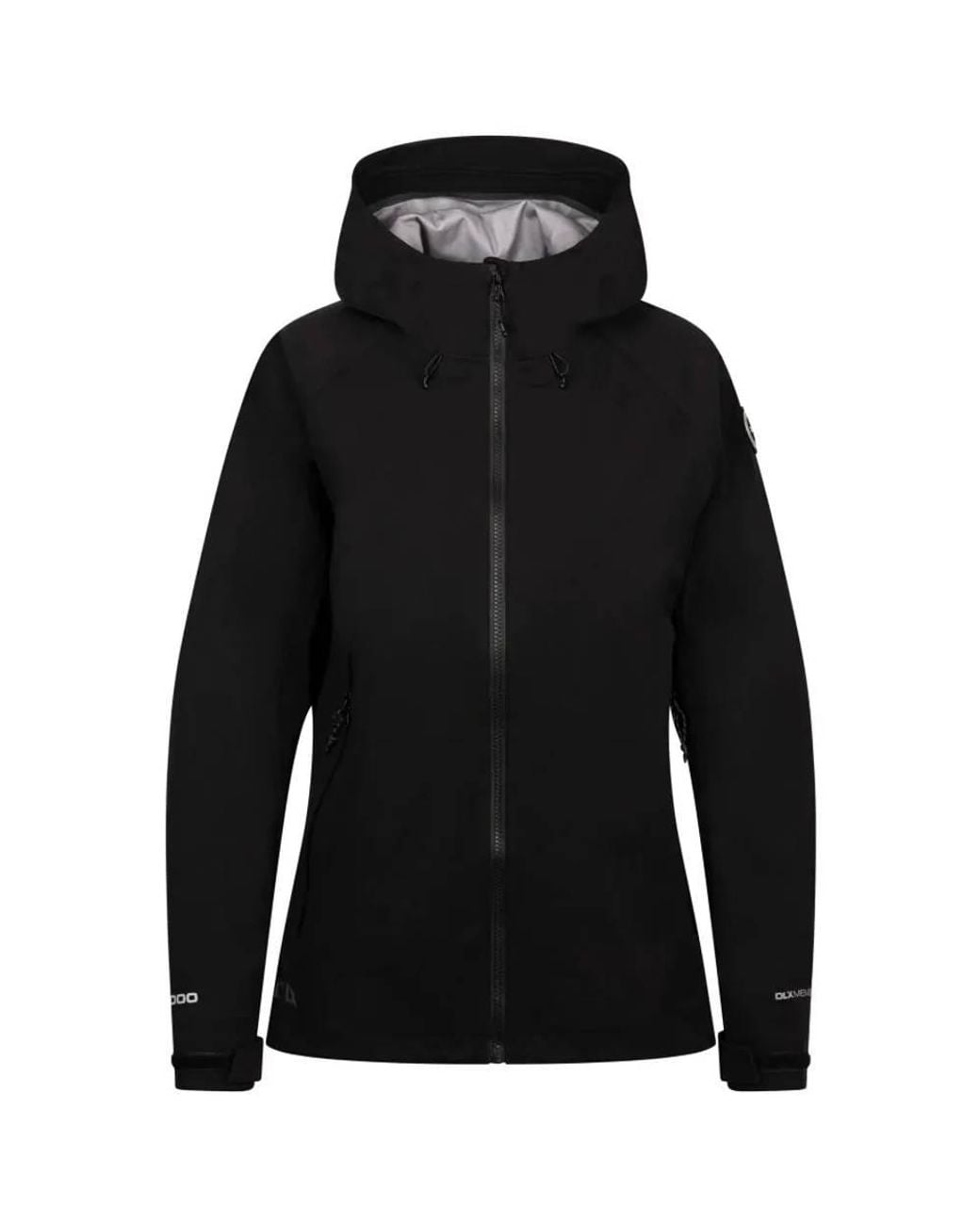 DLX Black Ladies Justine Waterproof Jacket