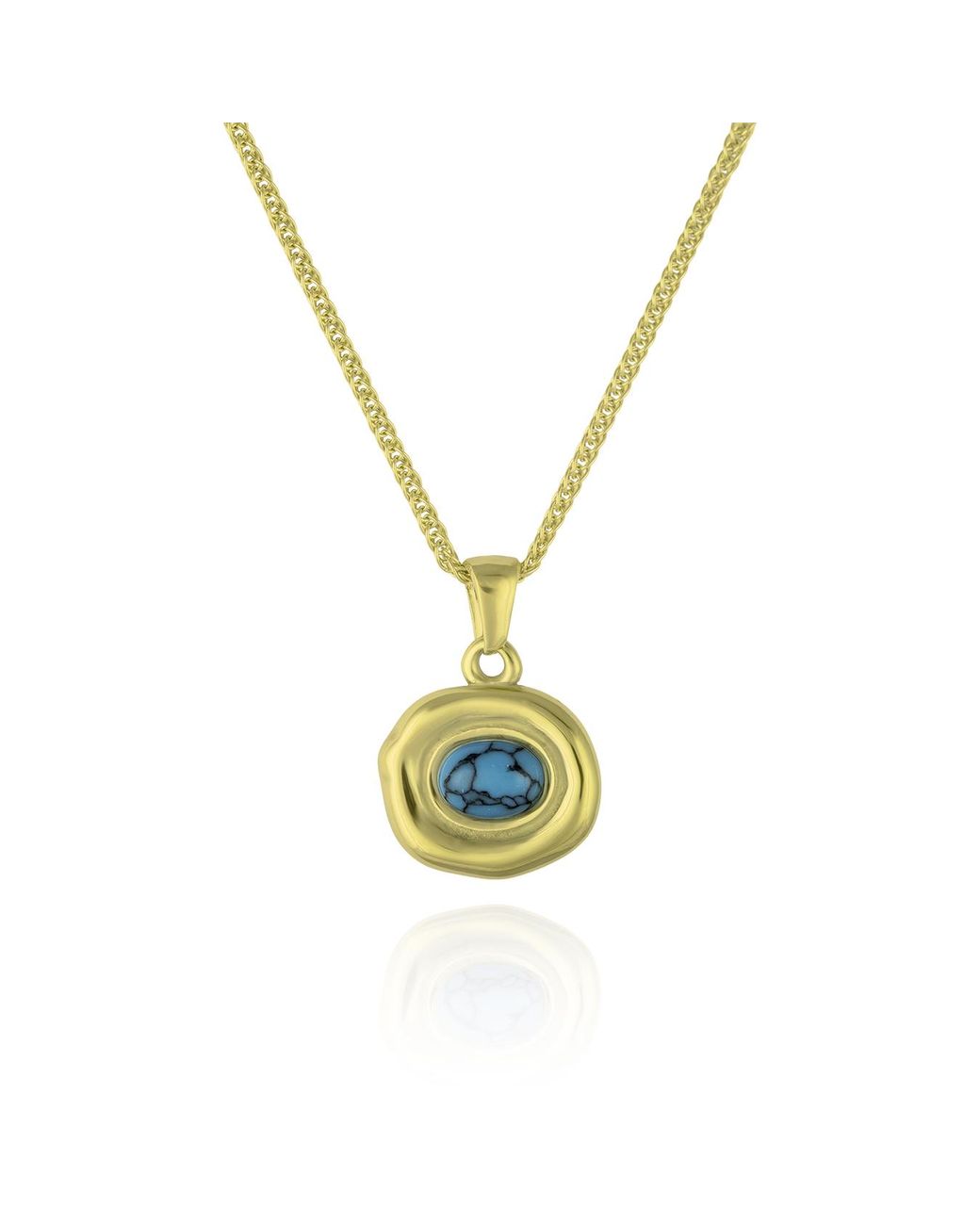 The Jewellery Stockroom Metallic Plated Stainless Steel Pendant Necklace
