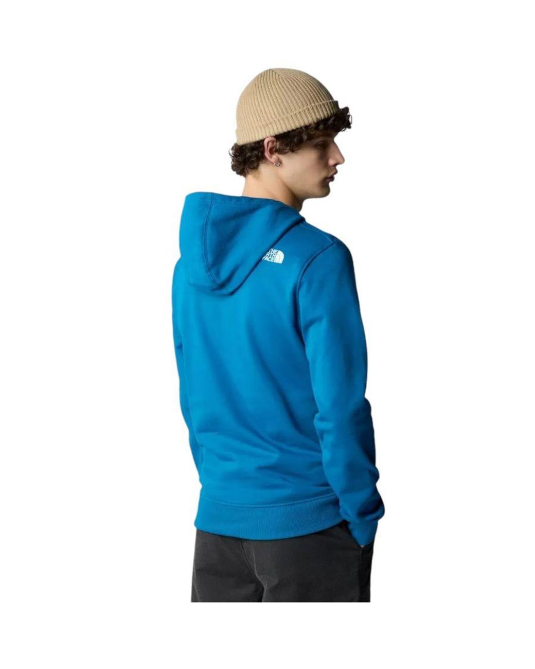 The North Face Blue Simple Dome Hoodie Cotton for men