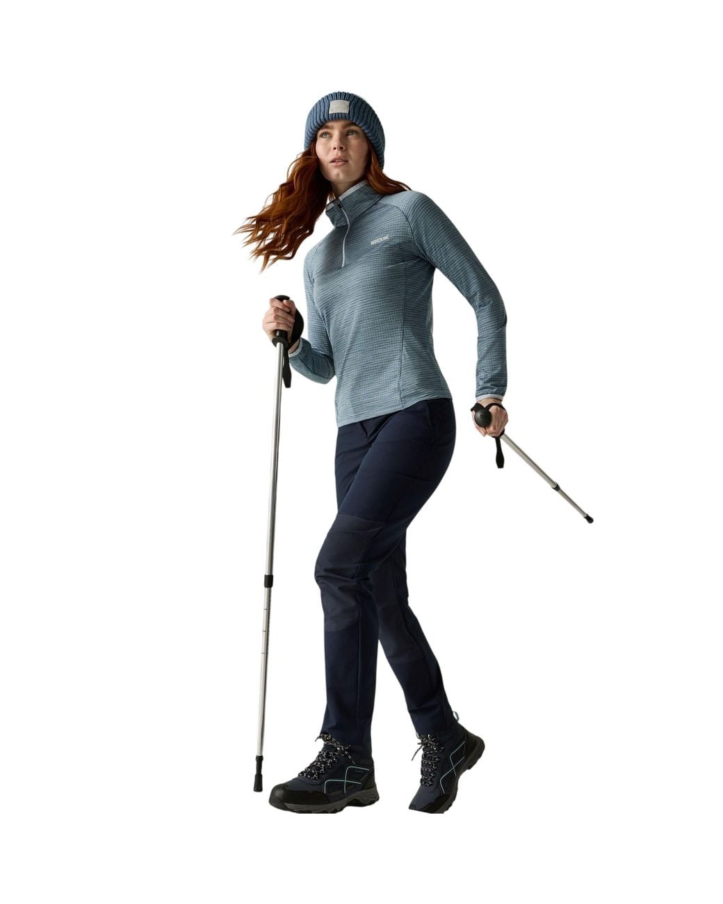Regatta Blue Ladies Questra V Hiking Trousers