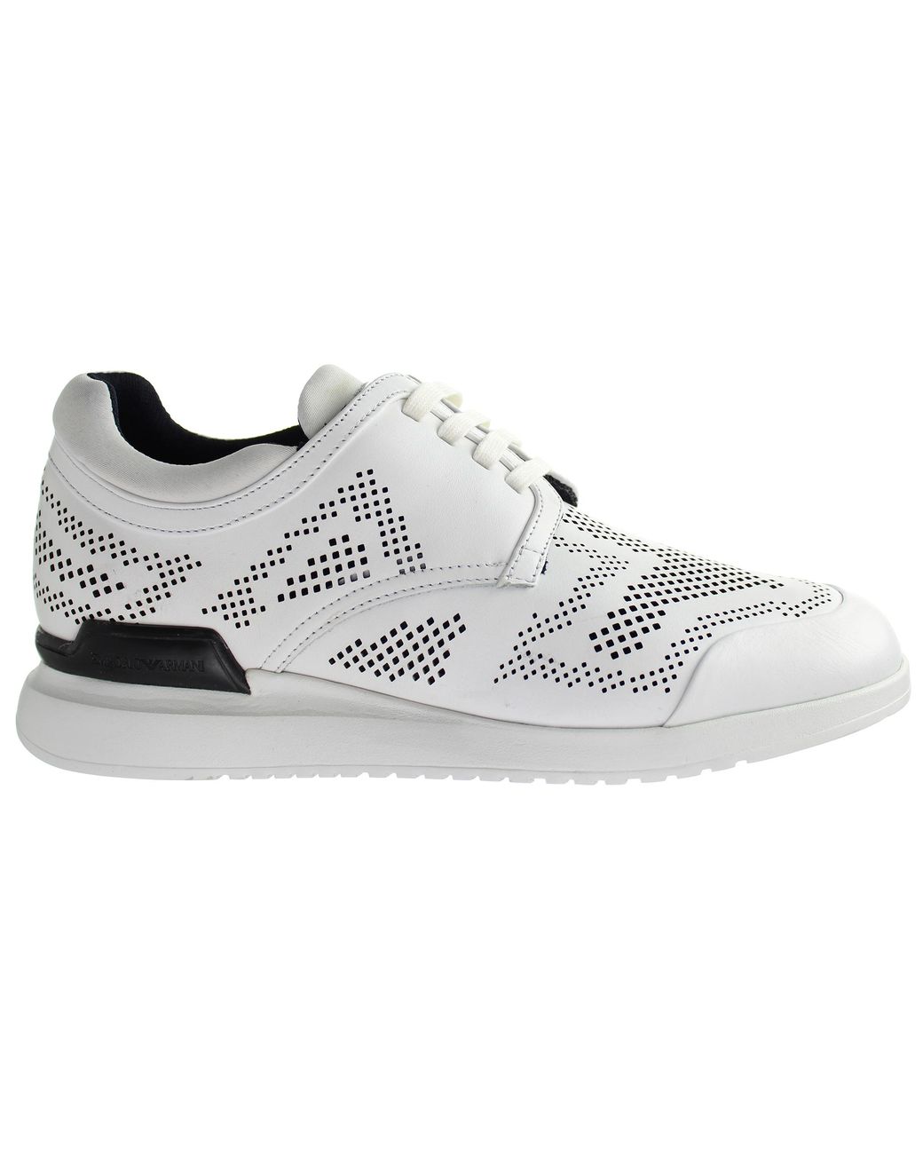 Emporio Armani Gray Sneaker Trainers Leather (Archived) for men