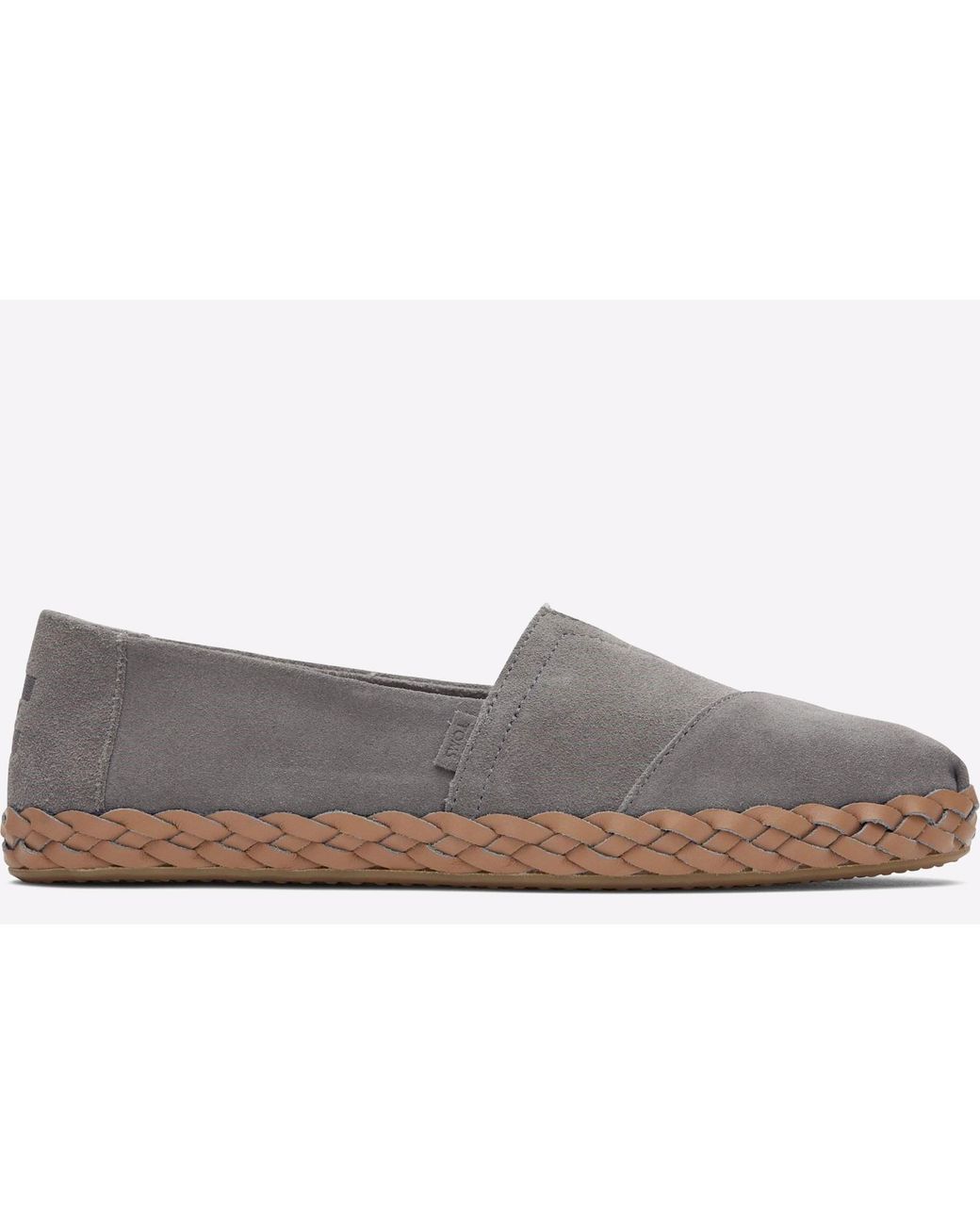 TOMS Black Alpargata Leather