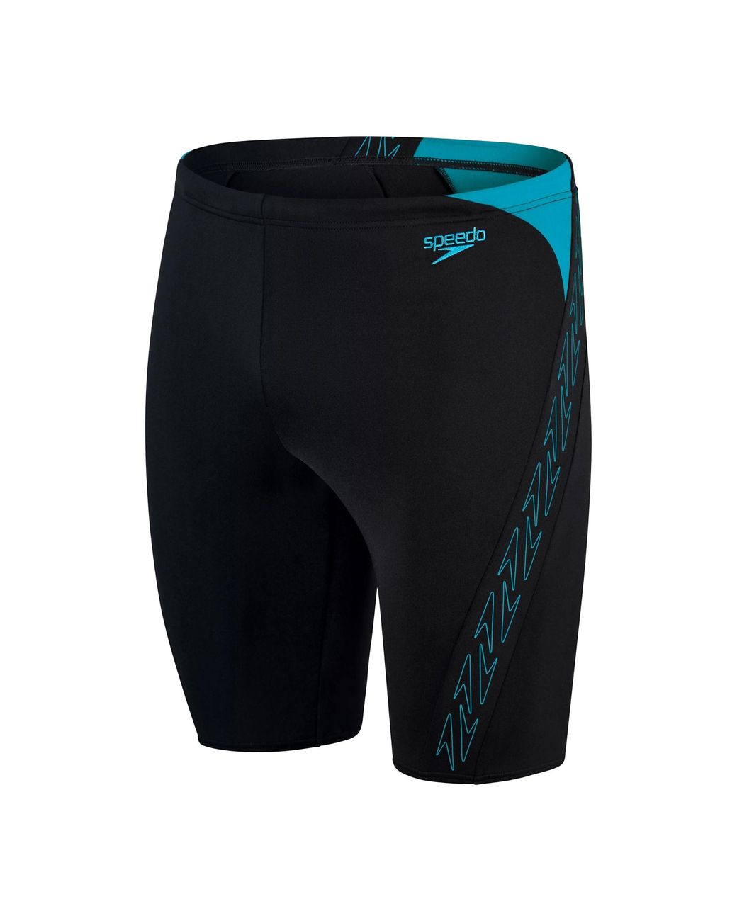Speedo Black Hyperboom Splice Jammer Shorts /Bolt) for men