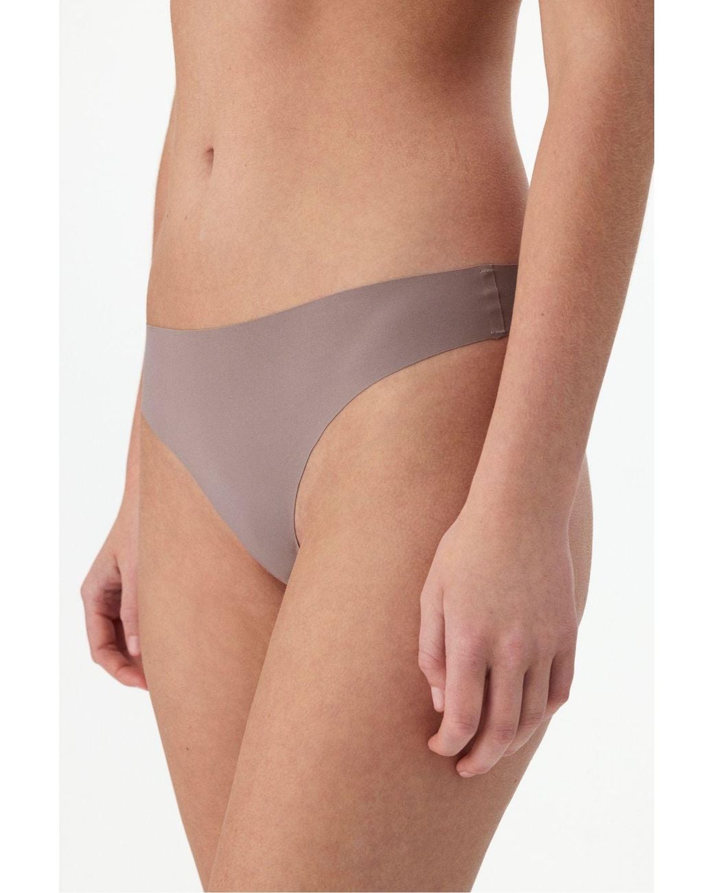 Penti Pink No-Show Laser-Cut Thong