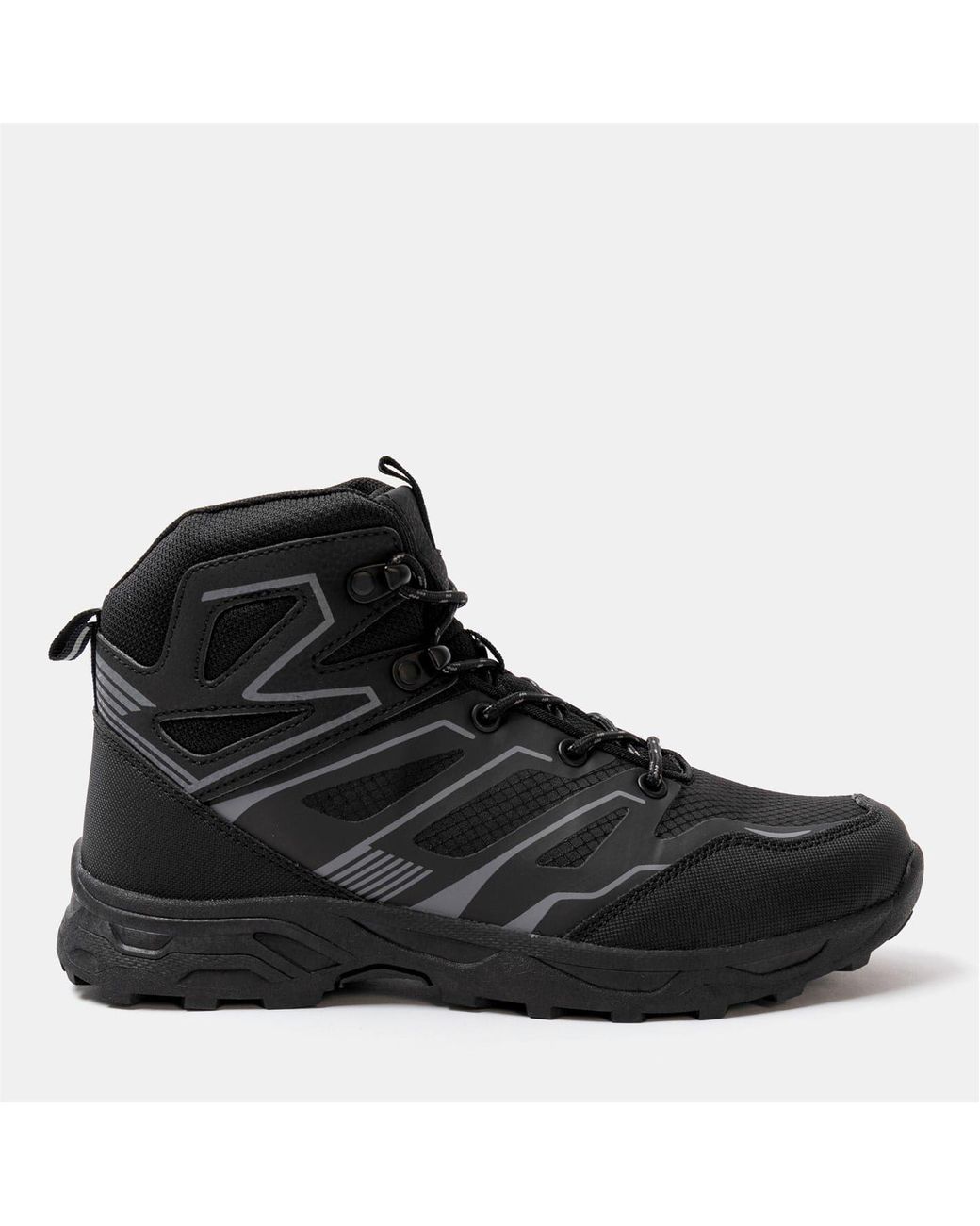 Donnay Black Outdoor Walking Boots